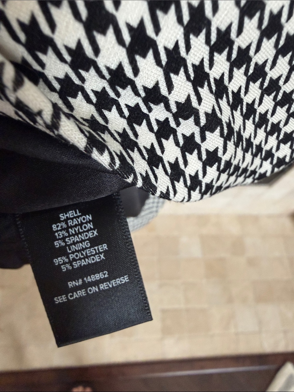 Studio by Torrid Black White Houndstooth Tailored Suit Vest Women's Plus Size 2 - Picture 9 of 11